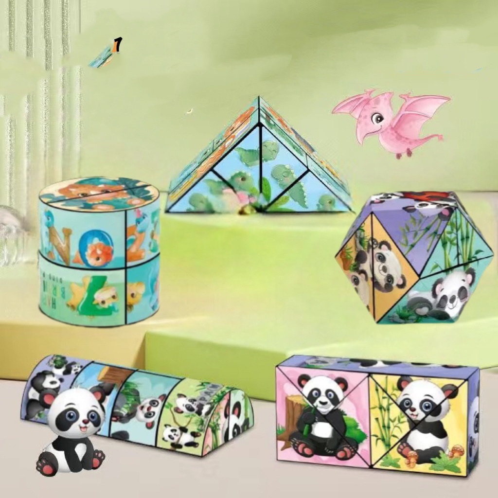 Panda 3D Transforming Cube  Infinite 3D