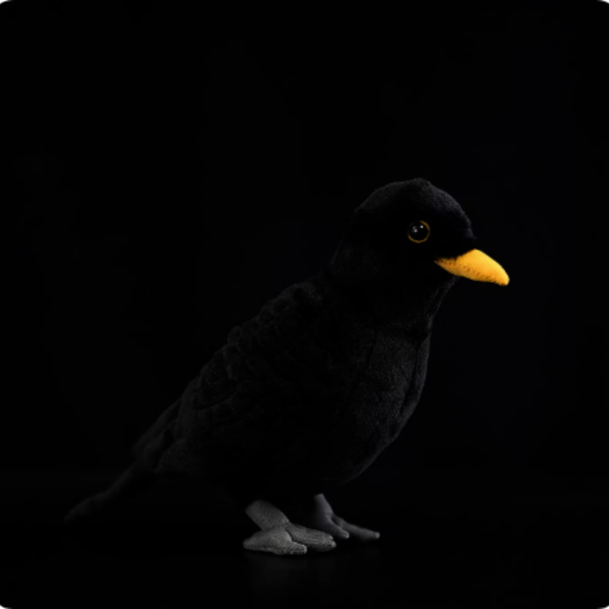 Blackbird Plush Toy Blackbird Doll Figurine