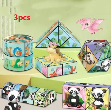 Panda 3D Transforming Cube  Infinite 3D