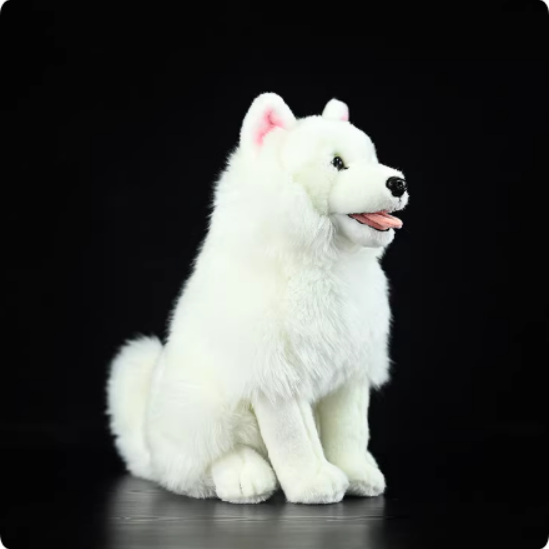 Simulation Dog Samoyed Plush Toy