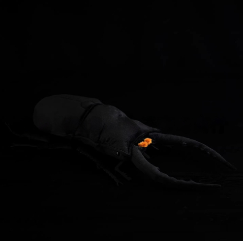 Plush Chinese Large Flat-Headed Stag Beetle Toy Doll
