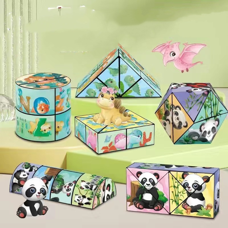 Panda 3D Transforming Cube  Infinite 3D