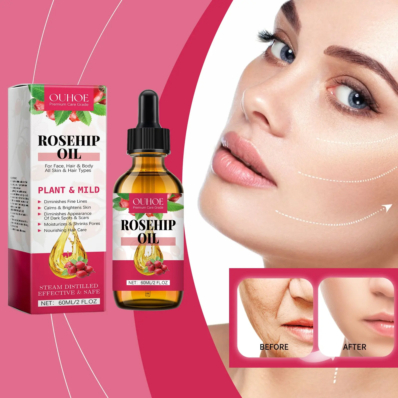 Rose Moisturizing Facial Serum