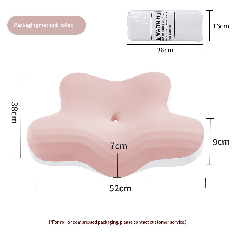 Memory Foam Pillow Core That Resists Sinking Offers Zero-pressure Support For Better Sleep And Provides Neck Support