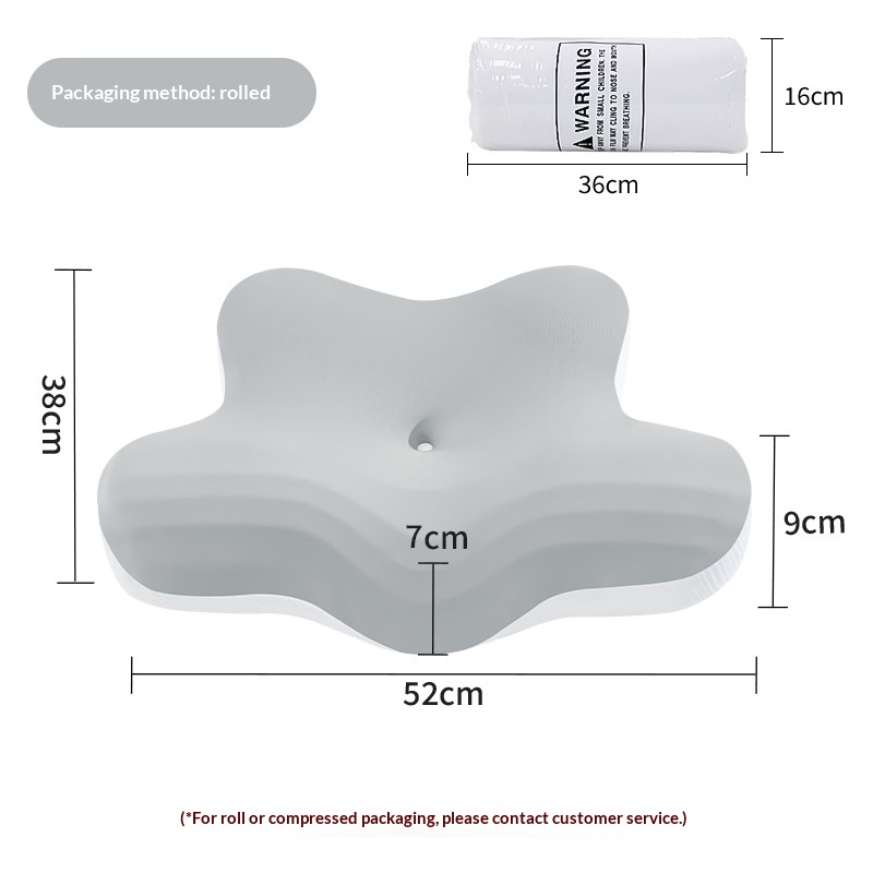 Memory Foam Pillow Core That Resists Sinking Offers Zero-pressure Support For Better Sleep And Provides Neck Support