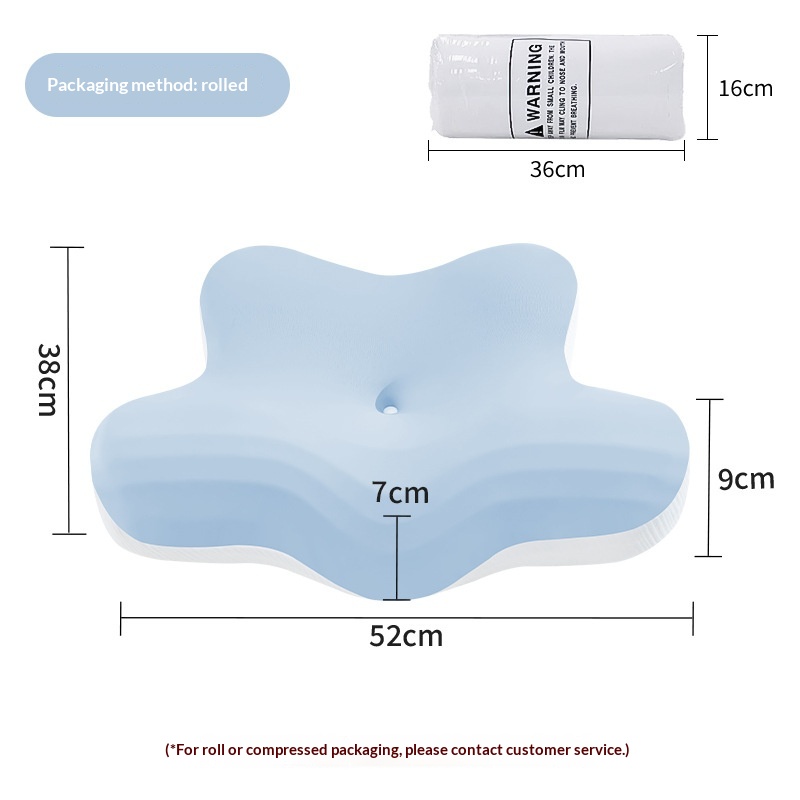 Memory Foam Pillow Core That Resists Sinking Offers Zero-pressure Support For Better Sleep And Provides Neck Support
