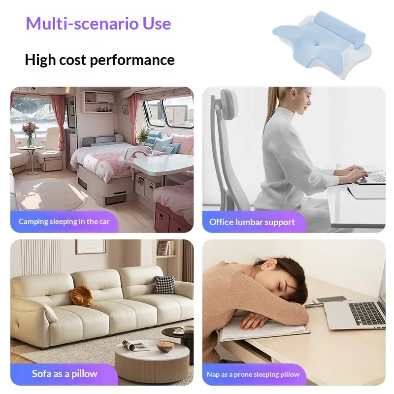 Non-sagging Cervical Pillow Insert Camping Pillow