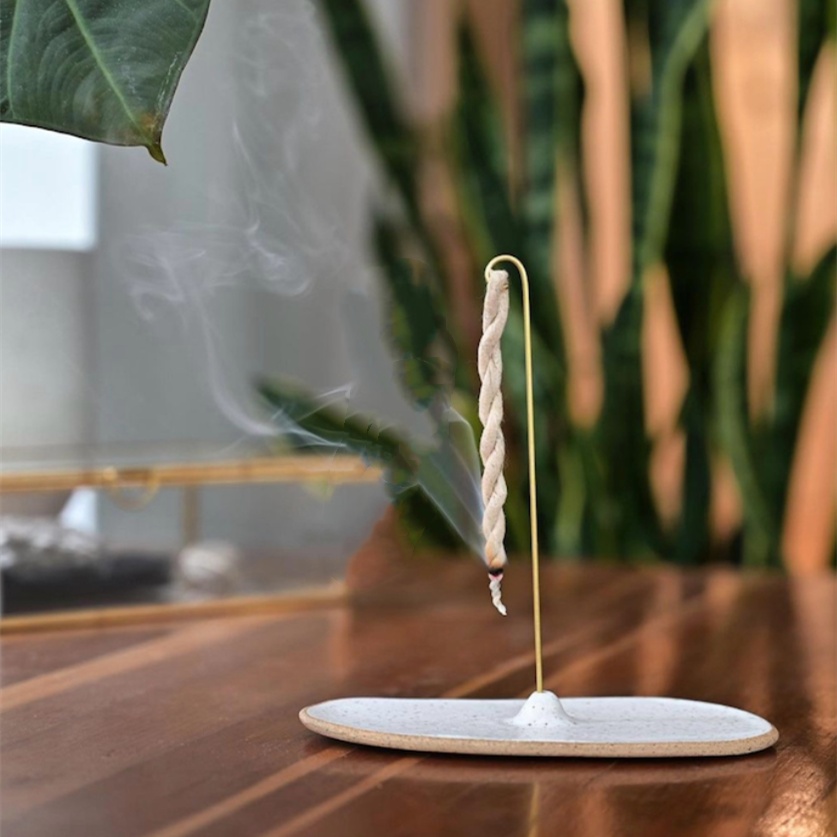 Plant-based Herbal Incense Cord Made With Ingredients From The Himalayas Aromatic Tibetan Incense