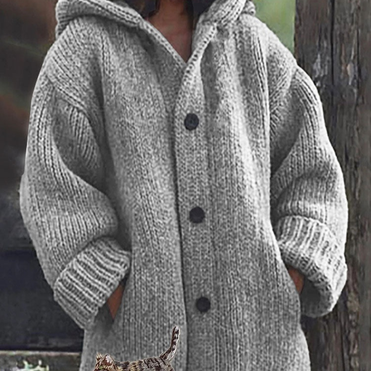 Womens 3D-printed Casual Hoodie Jacket