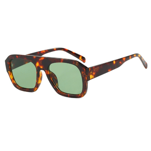 Single Bridge Large Frame Square Sunglasses - Women's Clothing