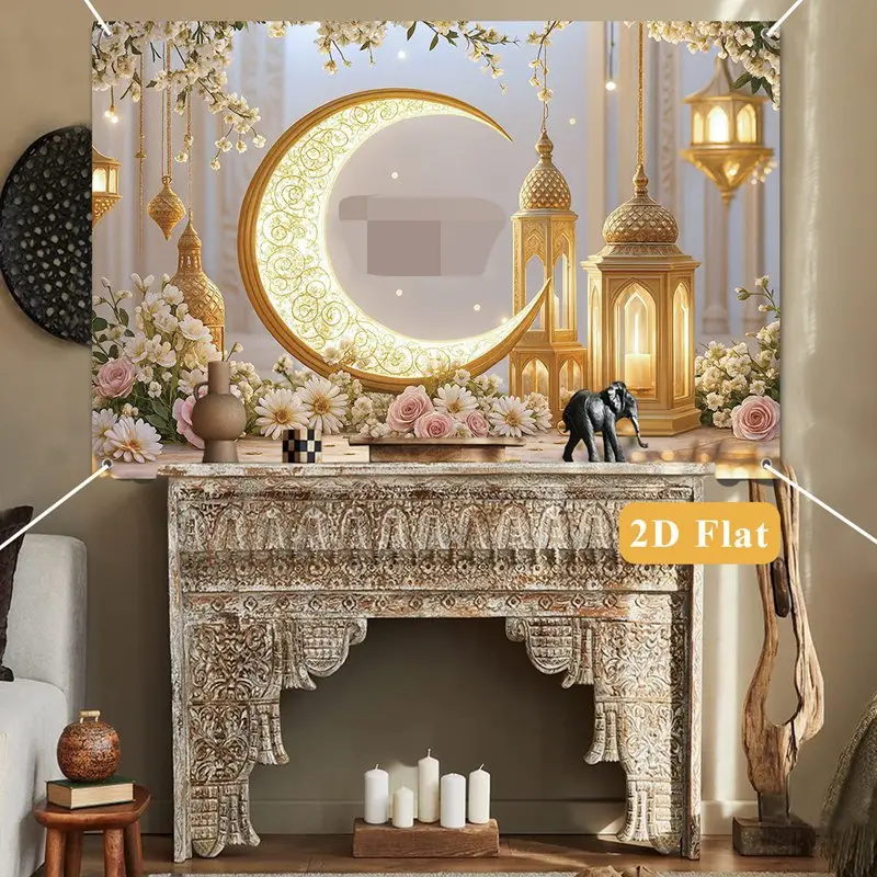 Moon Backdrop Hanging Decor For Wall Decoration