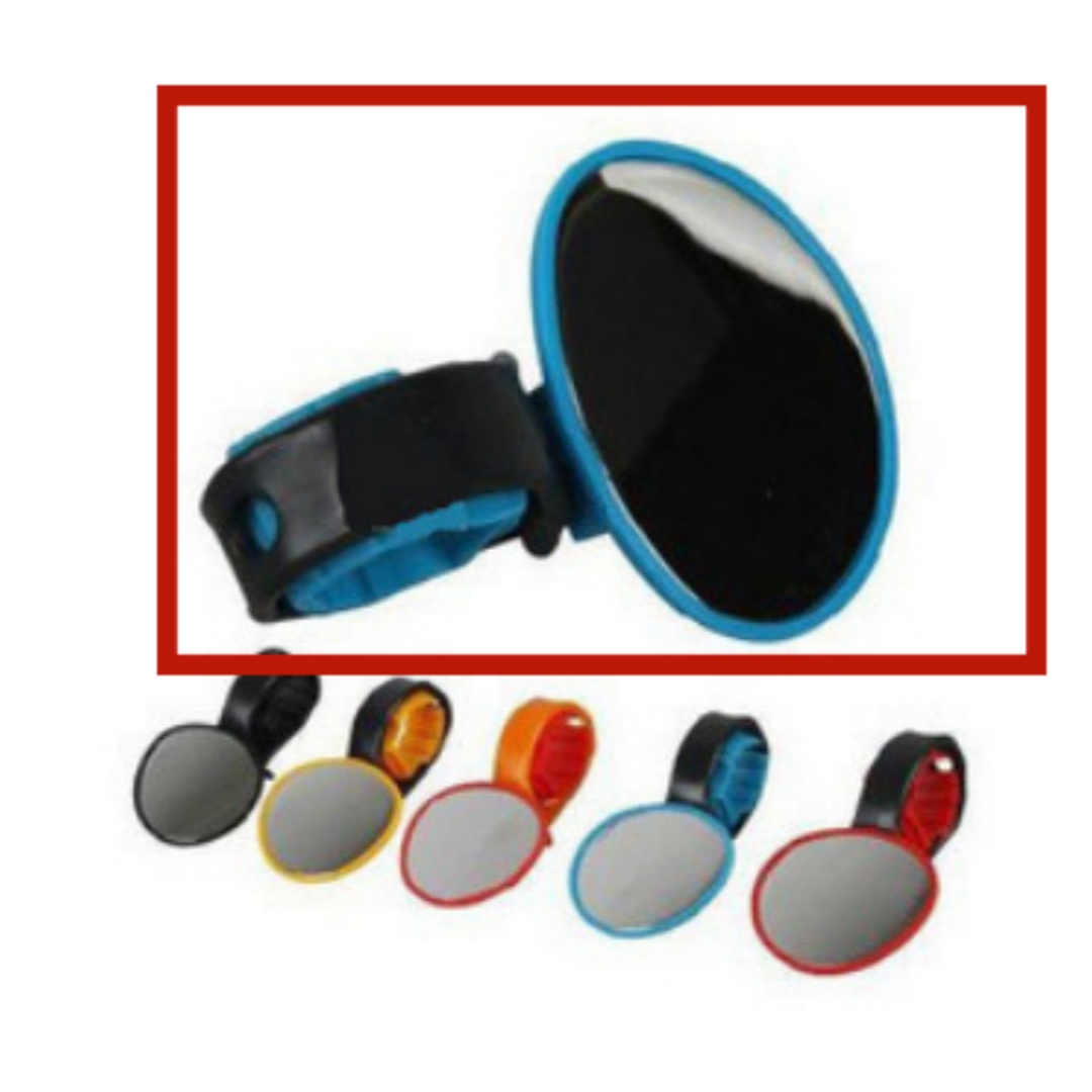 Bicycle Rearview Mountain Bike Reflector 360-degree Rotating Design Reflective Mirror For Cycling Gear