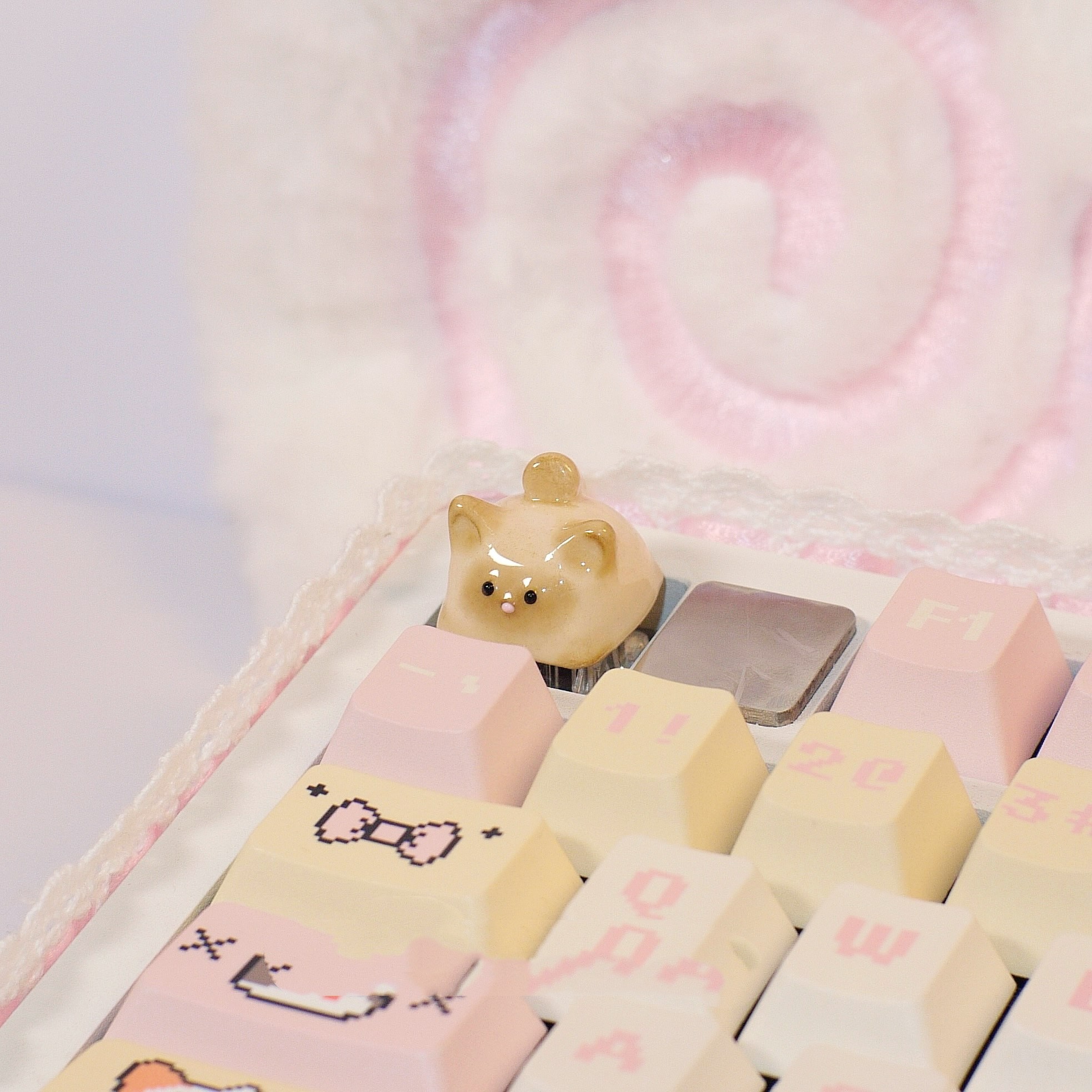 Keycap Cocktail Kitten ลายน่ารักสำหรับสาว