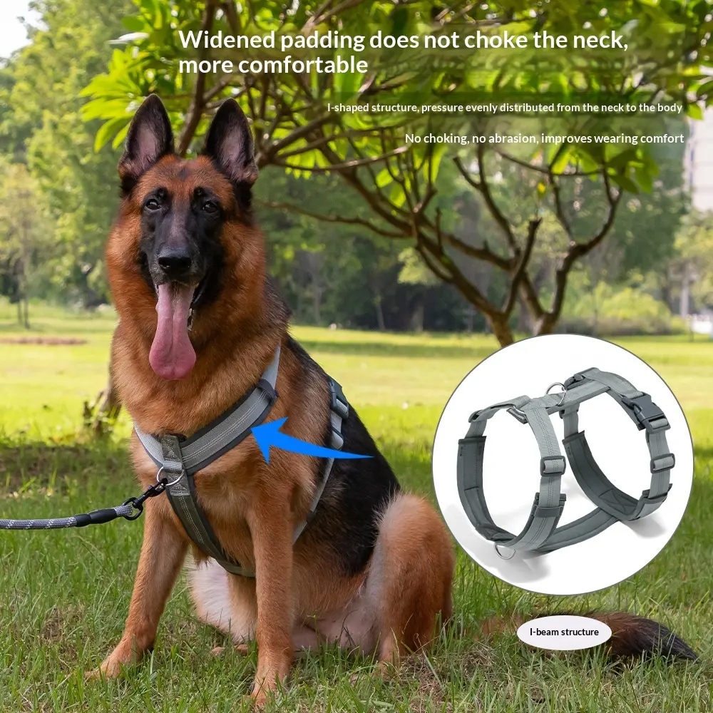 New Dog Leash And Harness Vest-style