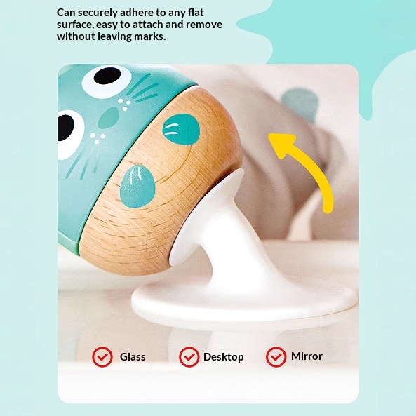 Happy Teething Rattle Baby Soothing Toy