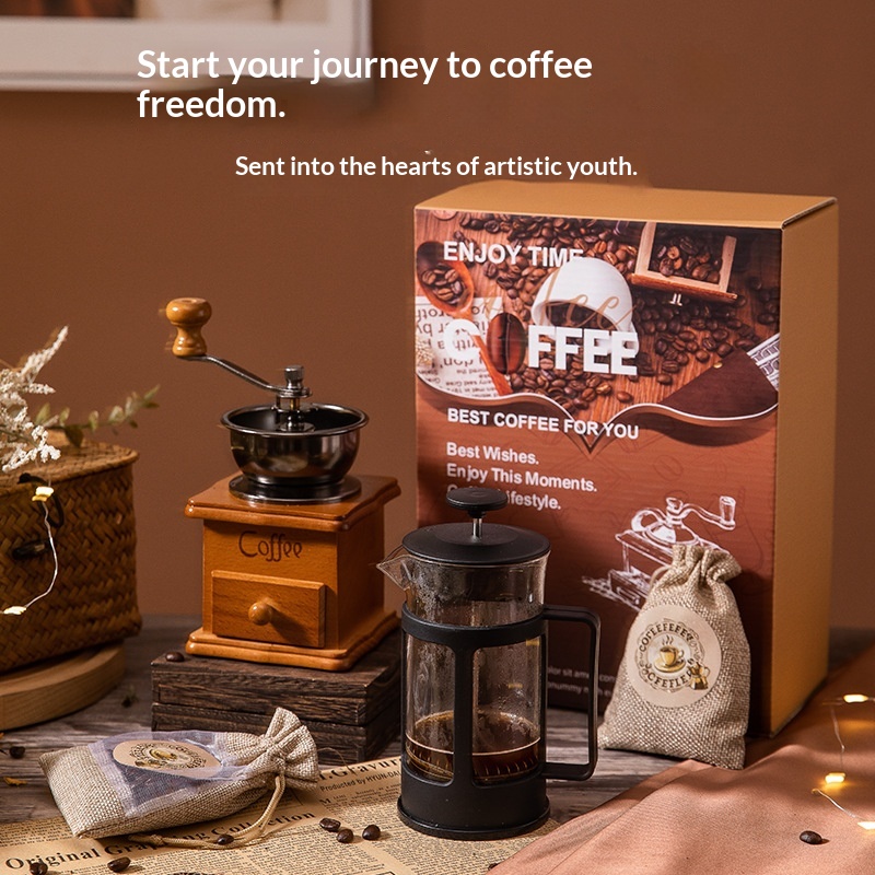 Practical Light-Luxury Coffee Machine Gift Set For Employees