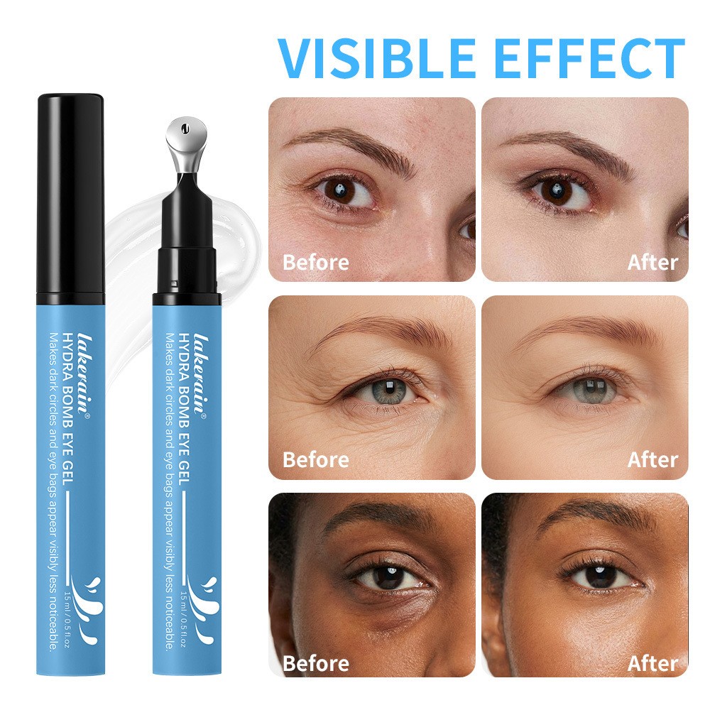 Lakerain Eye Gel And Essence Cream For Reducing Puffy Eyes And Dark Circles Eye Massage Cream