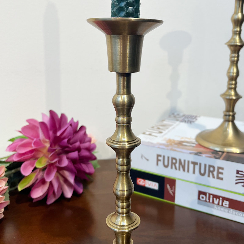Brass Little Mouse Candle Holder Ornament Light Luxury Retro-Style Home Candle Holder For Decorative Use 5