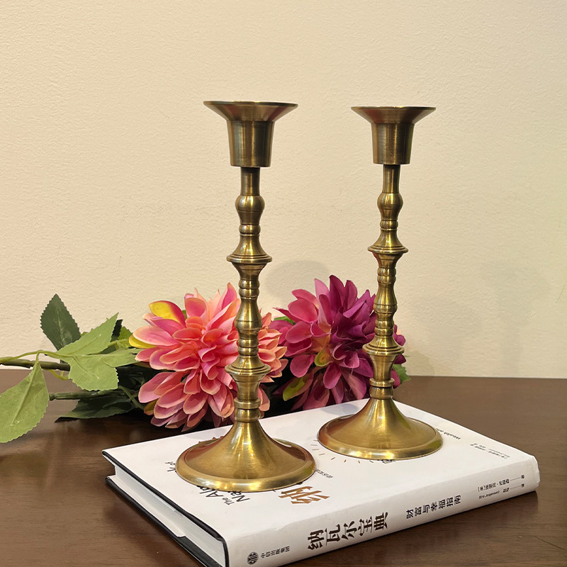 Brass Little Mouse Candle Holder Ornament Light Luxury Retro-Style Home Candle Holder For Decorative Use 4