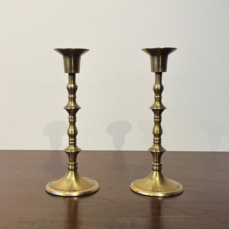 Brass Little Mouse Candle Holder Ornament Light Luxury Retro-Style Home Candle Holder For Decorative Use