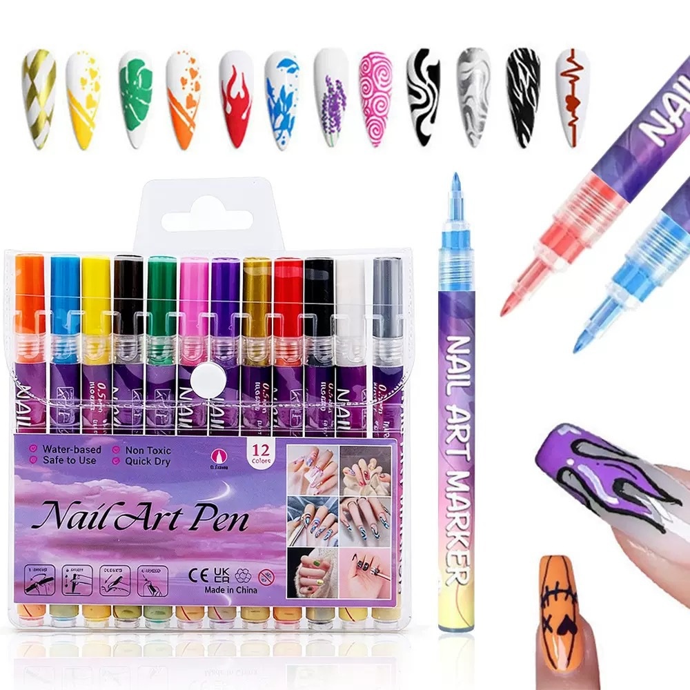 07mm Plastic-tip Waterproof Acrylic Marker For Drawing And Graffiti