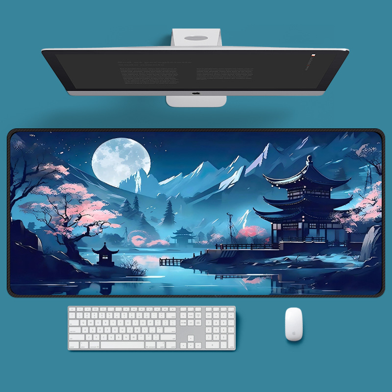 Esports Cartoon Wave-pattern Mouse Pad Anime-style Non-slip Mouse Pad 6