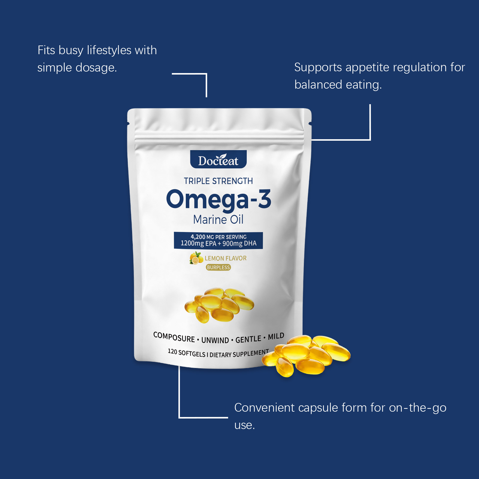 Nutrition Supplement Soft Capsule