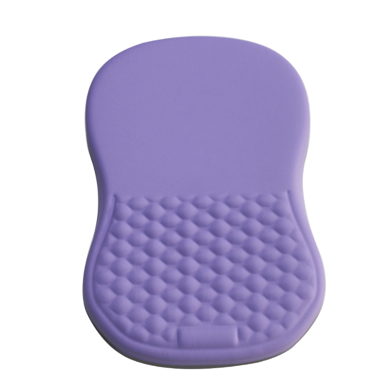 Ergonomic Massage Wrist Rest Mouse Solid-color Memory Foam Wrist Support Leather Office Pad With PU Base 2