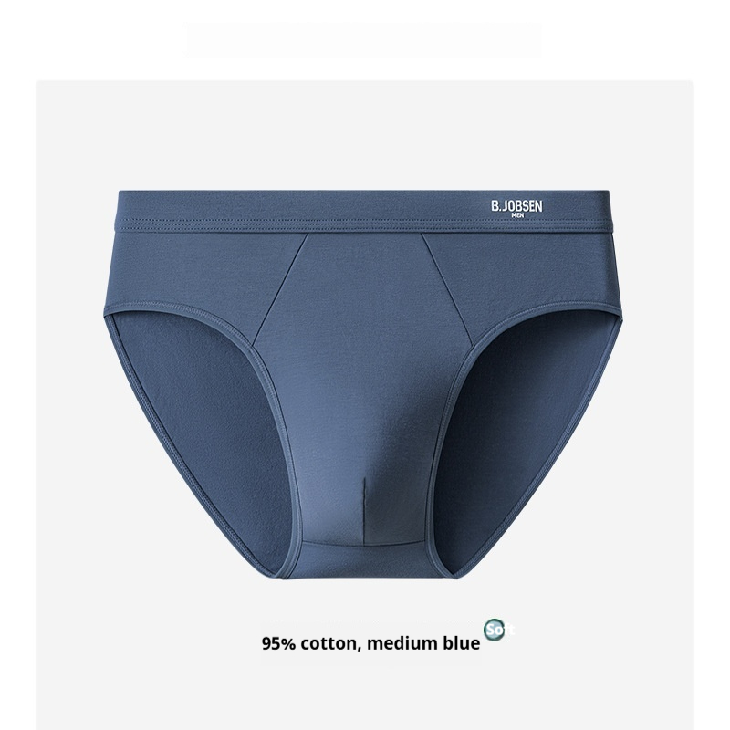 Mens Breathable Cotton Briefs With An Antibacterial Cotton Crotch