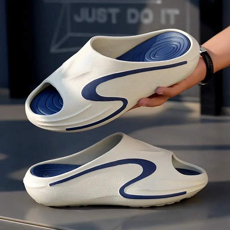 Mens Thick-Soled Non-Slip Slippers