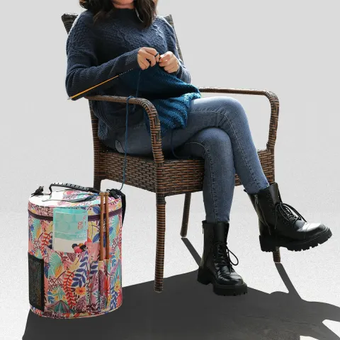 Dustproof Yarn Storage Bucket Bag