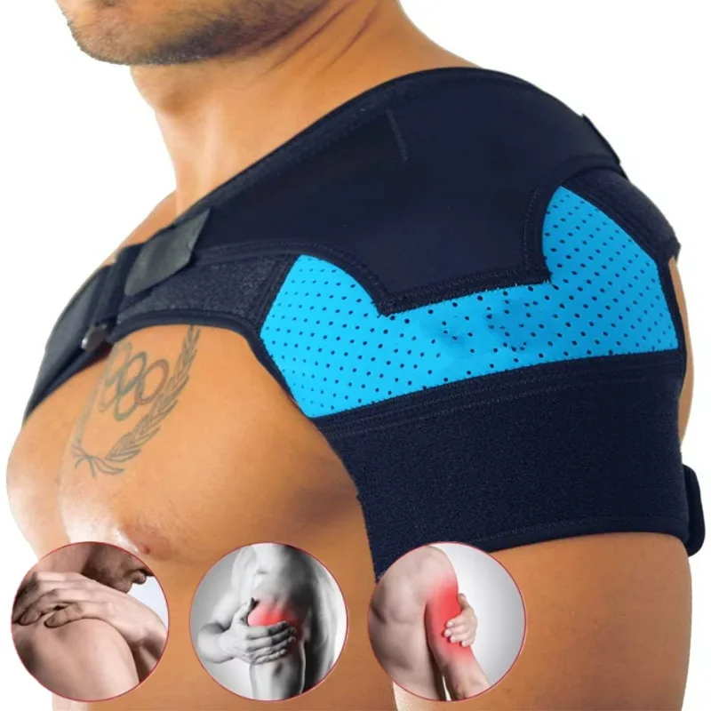 Breathable and Ice Pack Sports Shoulder Pads Brace