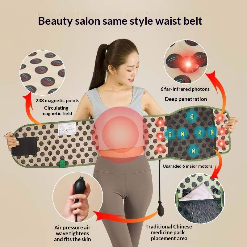 Far-infrared Sweat-inducing Therapeutic Lumbar Support Belt