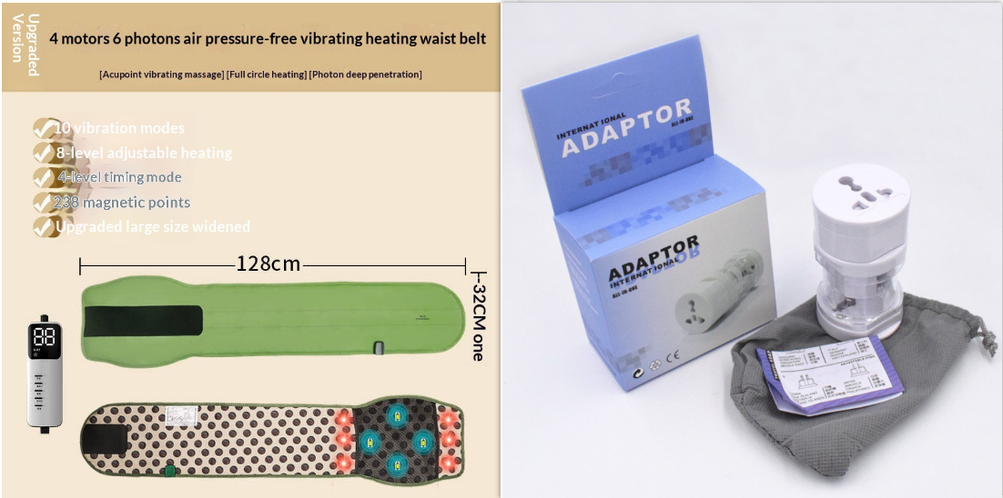 Far-infrared Sweat-inducing Therapeutic Lumbar Support Belt