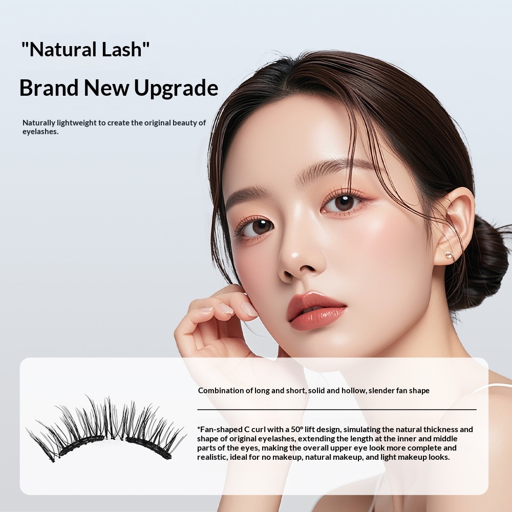 Fashionable Minimalist And Trendy Portable Magnetic False Eyelashes