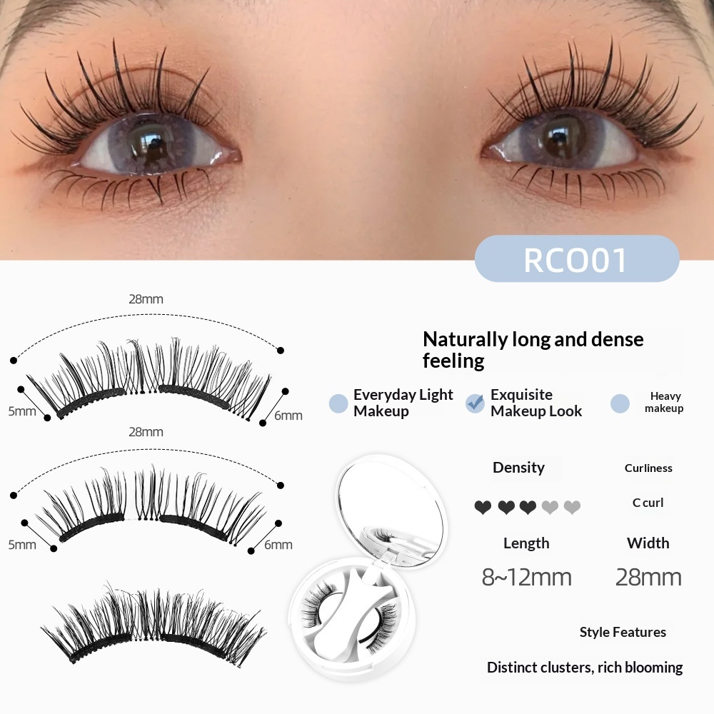 Fashionable Minimalist And Trendy Portable Magnetic False Eyelashes