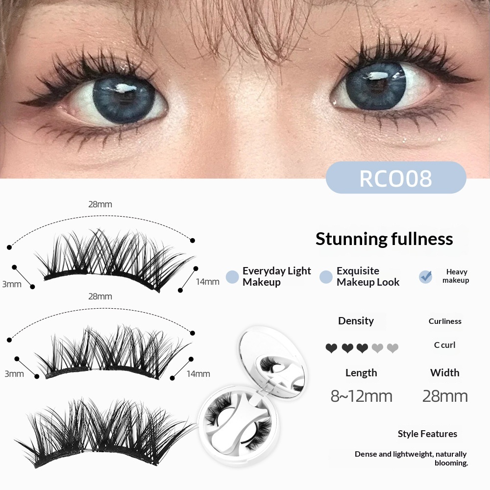 Fashionable Minimalist And Trendy Portable Magnetic False Eyelashes