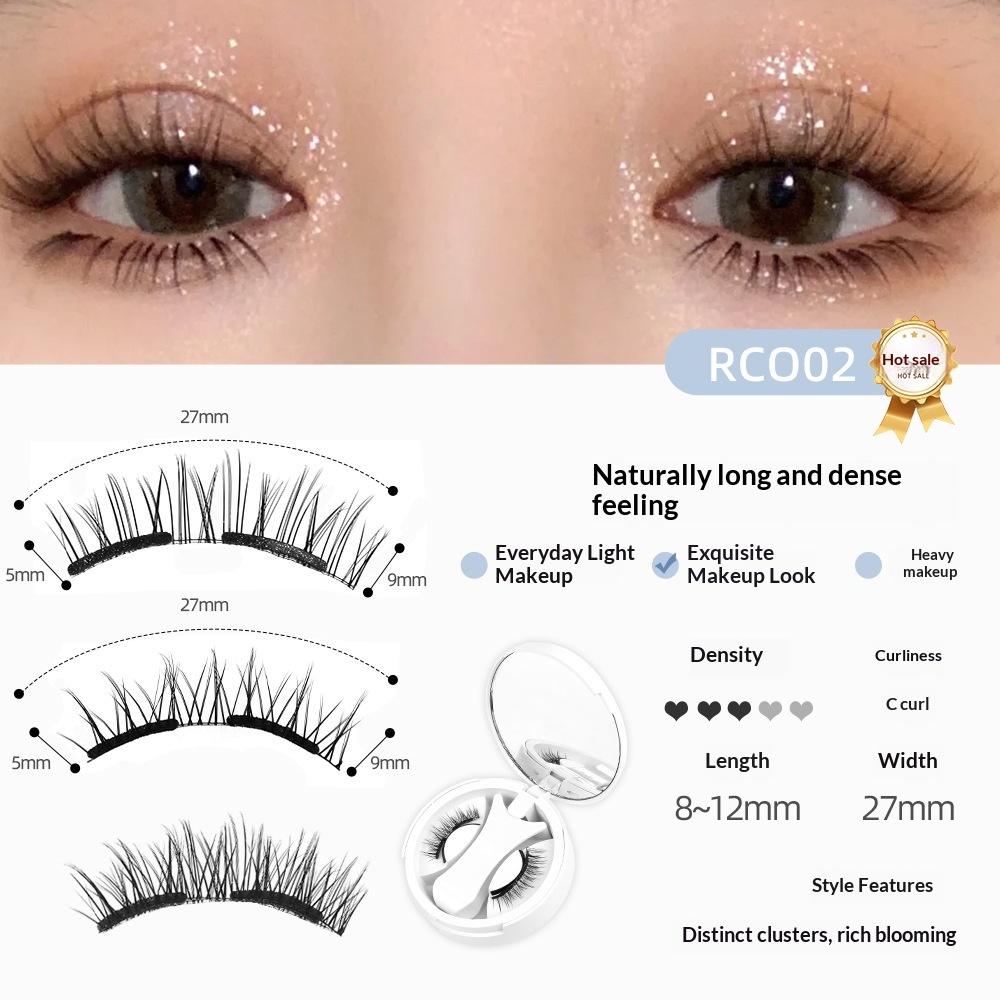 Fashionable Minimalist And Trendy Portable Magnetic False Eyelashes