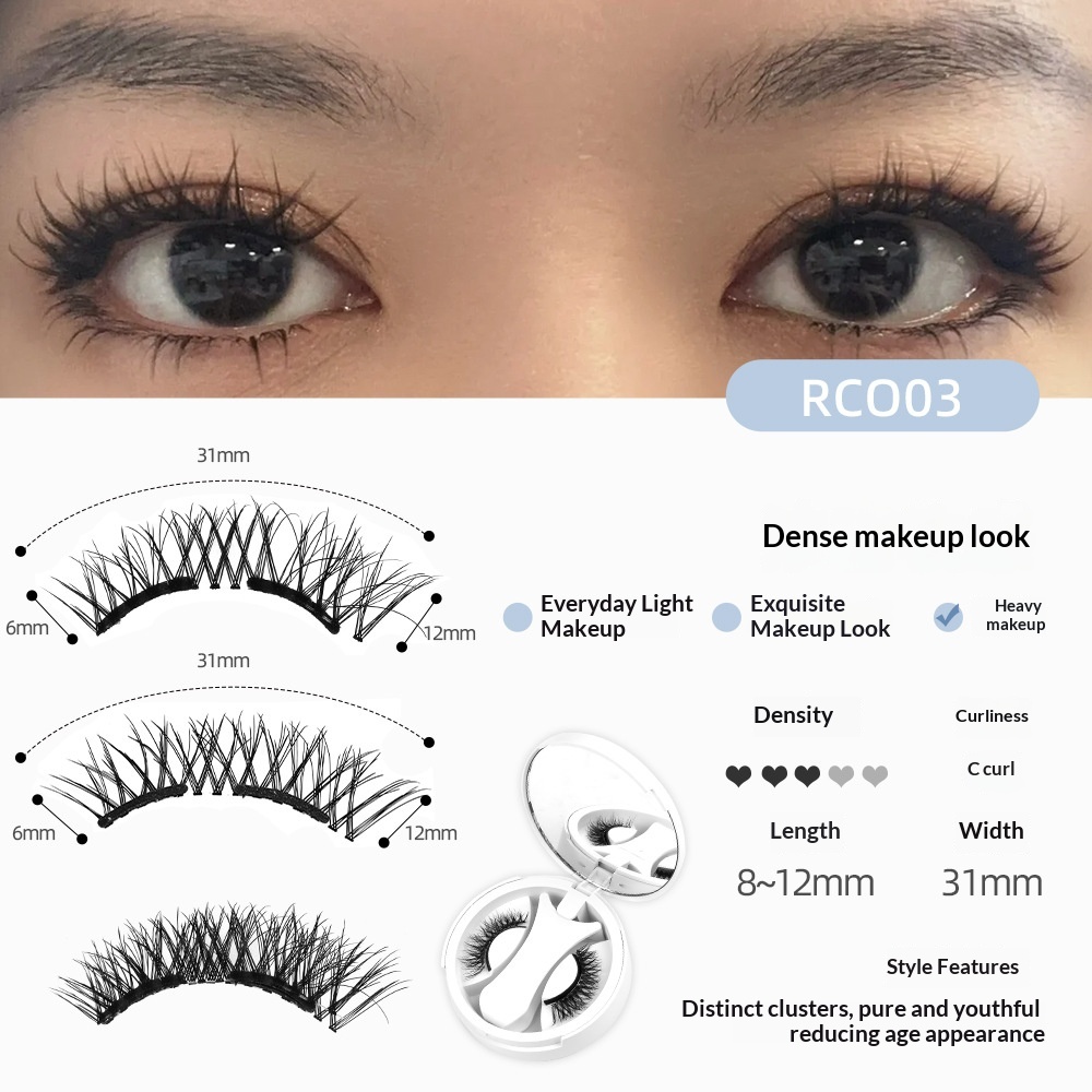 Fashionable Minimalist And Trendy Portable Magnetic False Eyelashes