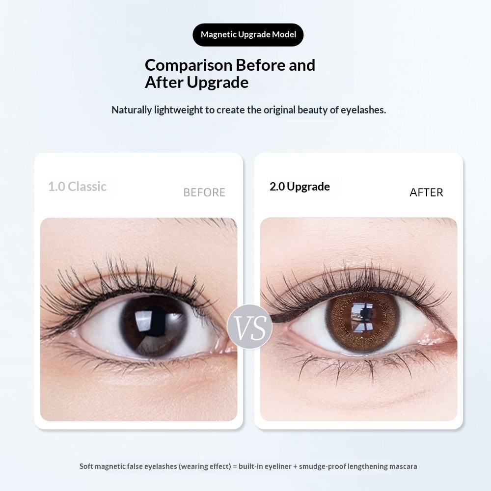 Fashionable Minimalist And Trendy Portable Magnetic False Eyelashes