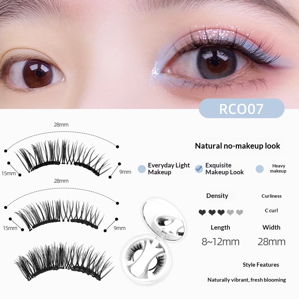 Fashionable Minimalist And Trendy Portable Magnetic False Eyelashes