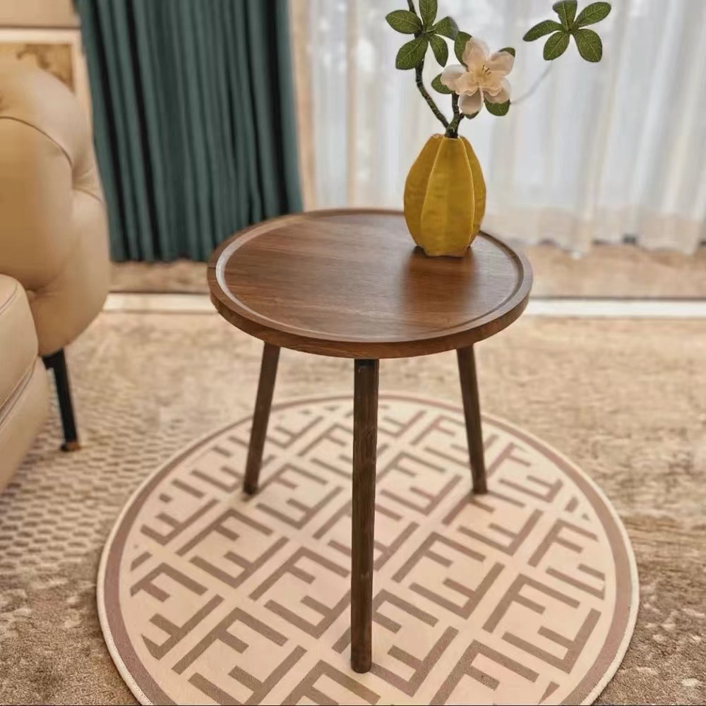 Simple Casual Art-inspired Small Round Table