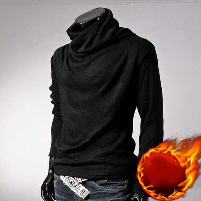 Men's Korean Style Slim Fit Long-Sleeved T-Shirt For Spring, Autumn And Winter