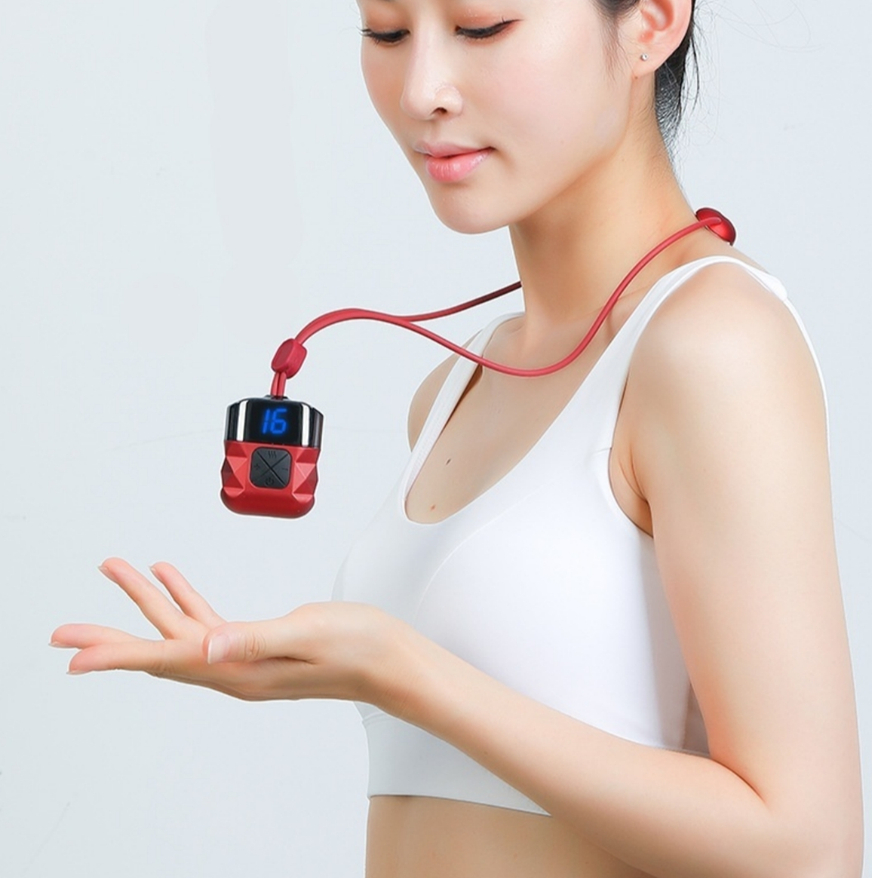 Folding Pendant Cervical Massager With Pulse And Heat Therapy