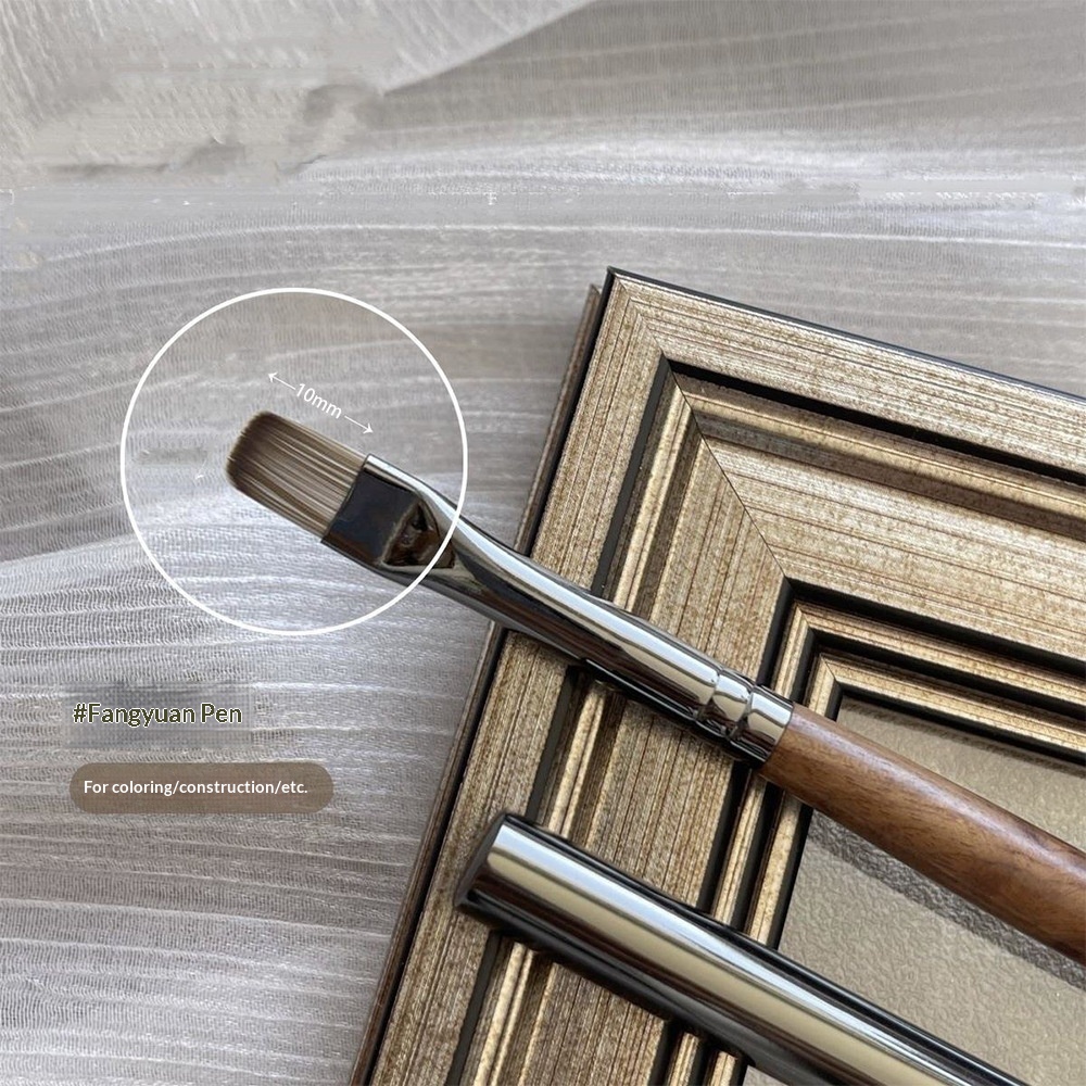 Walnut Wood Nail Art Pen Set For Nail SalonsPerfect For Painting Building And Drawing Lines