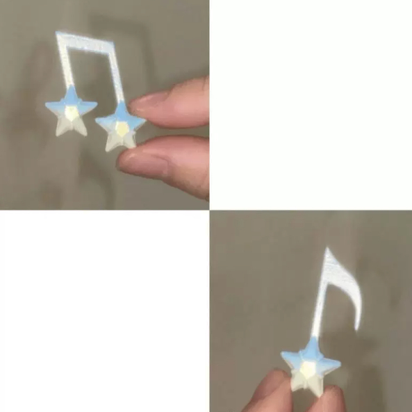 Stylish Minimalist And Personalized Musical Note Hair Clip