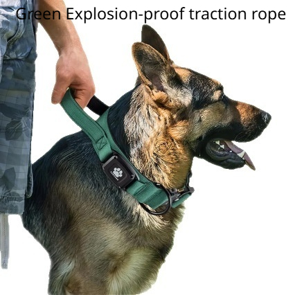 Adjustable Tactical Locator Collar For Large Dogs To Prevent Loss