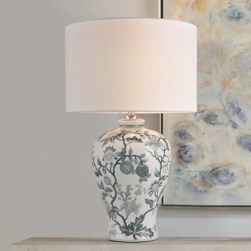 High-End Villa Art Ceramic Table Lamp