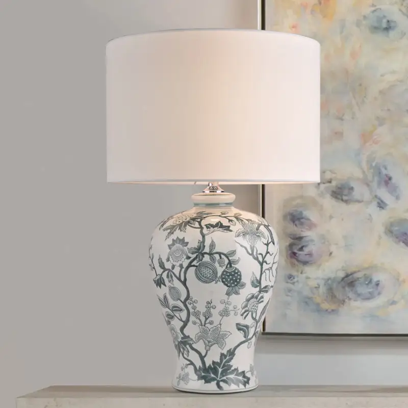 High-End Villa Art Ceramic Table Lamp