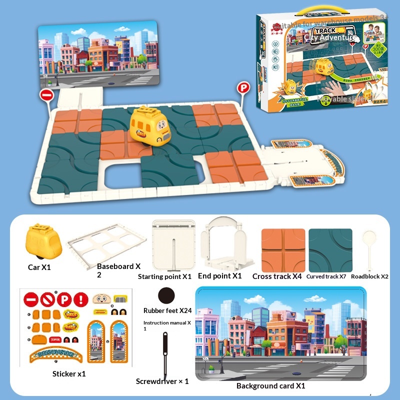 Urban Adventure Track Puzzle Educational Toy